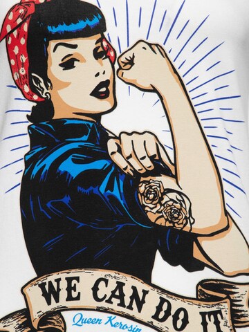 Queen Kerosin Shirt 'We can do it' in White