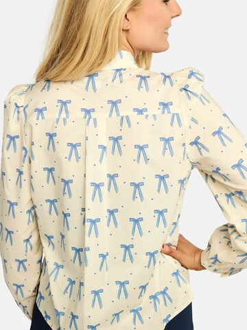 Liberte Essentiel Shirt ' FLORA ' in White