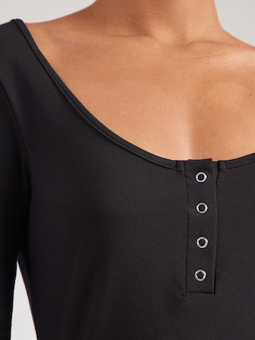 ABOUT YOU Shirt bodysuit 'Josina' in Black
