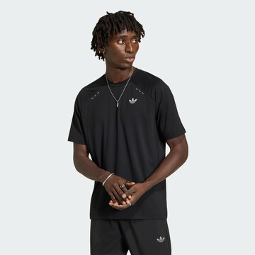 T-Shirt 'ESSENTIALS' ADIDAS ORIGINALS en noir : devant
