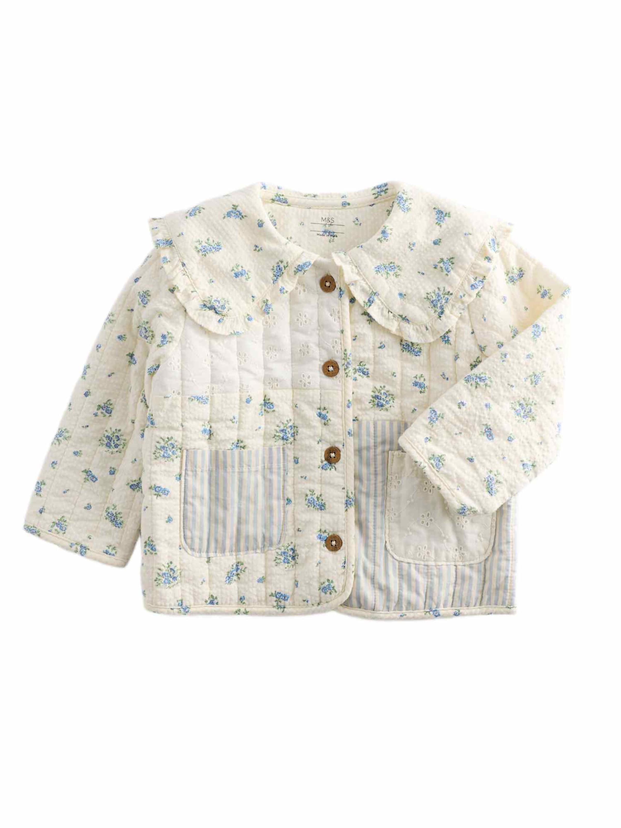 Marks & Spencer Tussenjas in Beige: voorkant