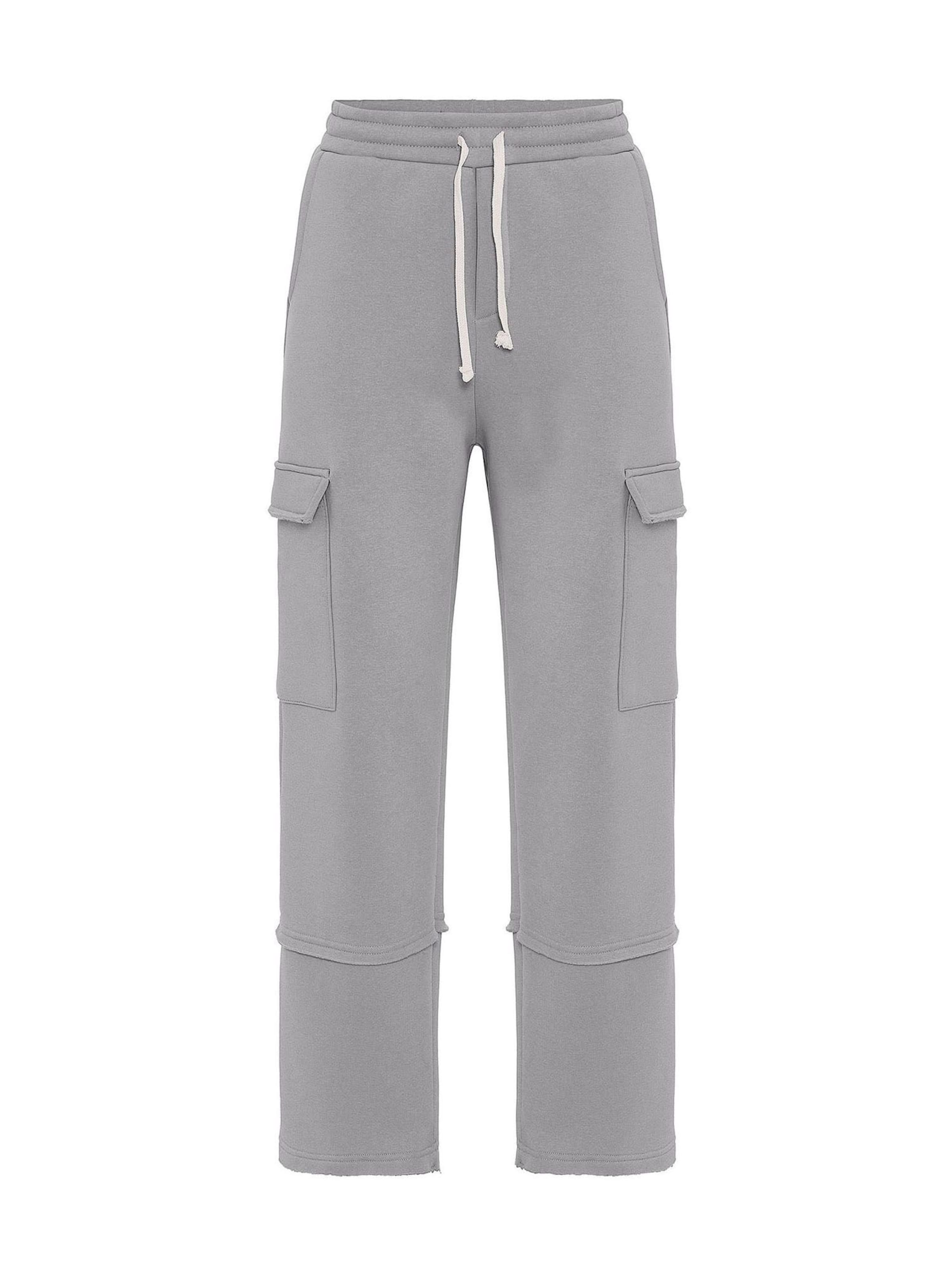 pilka Dandalo Laisvo stiliaus kelnės: priekis