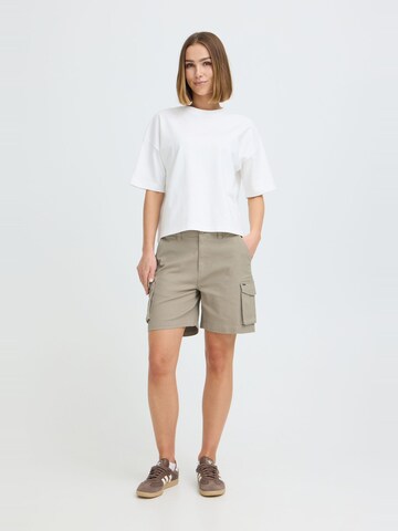 Oxmo Regular Shorts ' OXKvinne ' in Beige