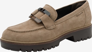 Chaussure basse Tamaris en beige : devant