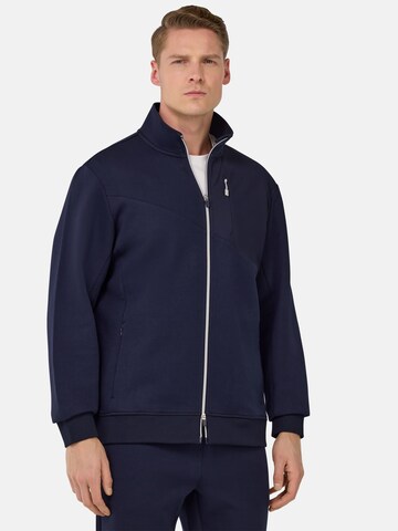 Boggi Milano - Sudadera con cremallera 'B Tech' en azul: frente