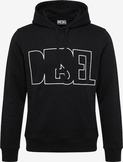 DIESEL Sweatshirt 'S-GINN-HOOD 260110' in M in Black, Item view