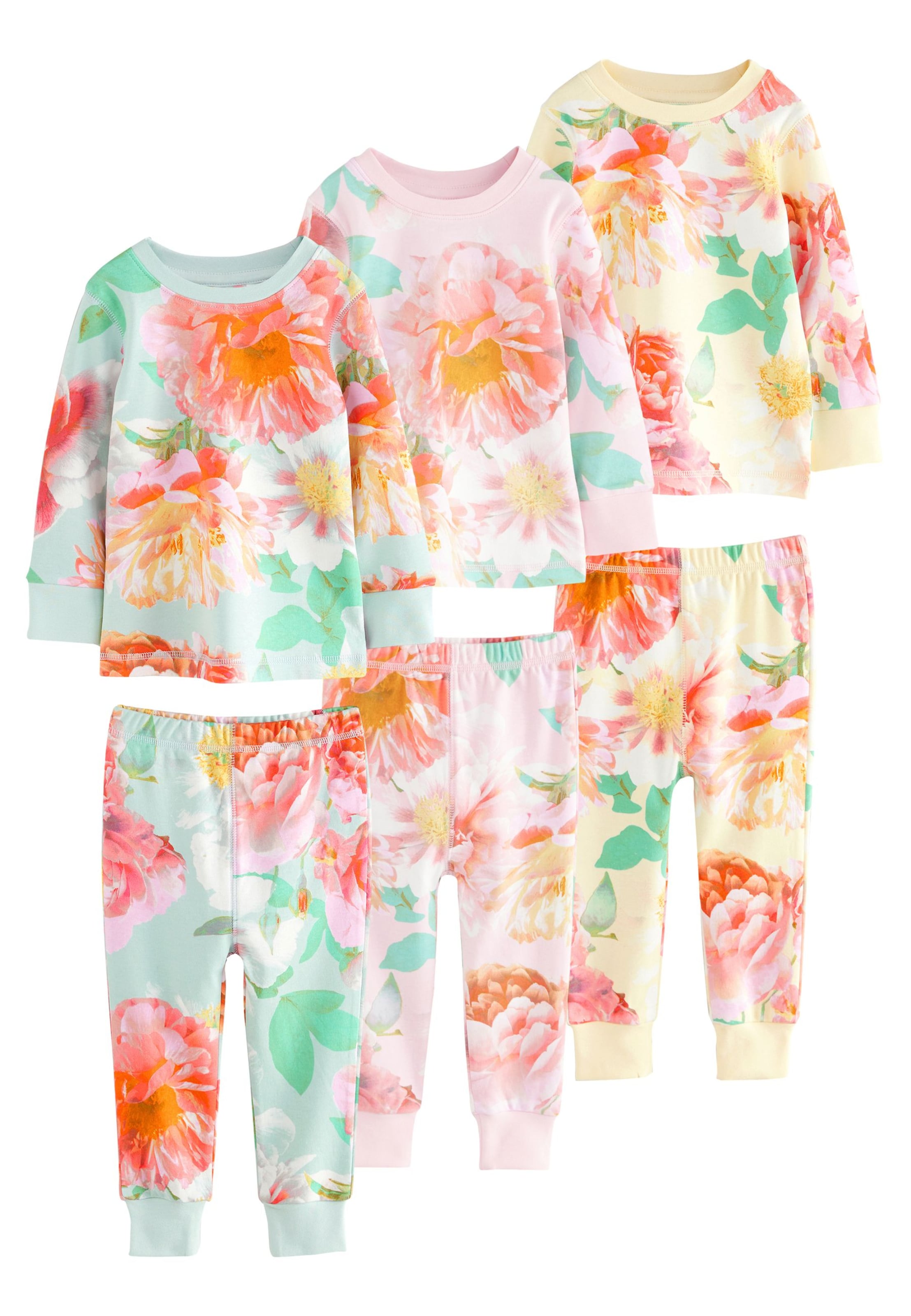 Next Pyžamo – žlutá: přední strana