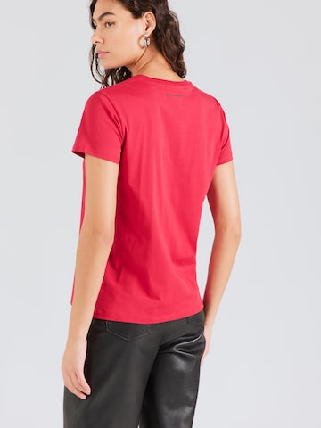 Karl Lagerfeld T-shirt 'Ikonik 2.0' i röd