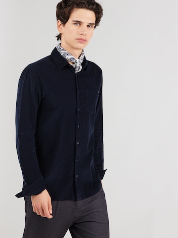 No Excess Regular fit Skjorta i blå: framsida