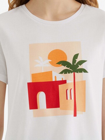WESTMARK LONDON Shirt 'Desert Palm' in Wit
