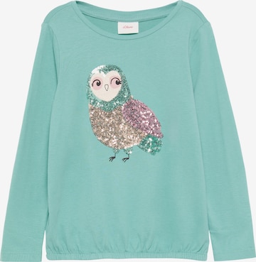 T-Shirt s.Oliver en vert : devant