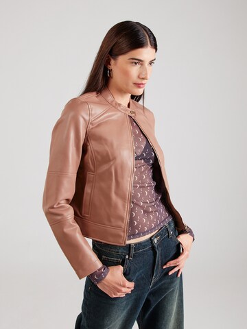 VERO MODA Between-Season Jacket 'VMDIXIEMARIA' in Brown: front