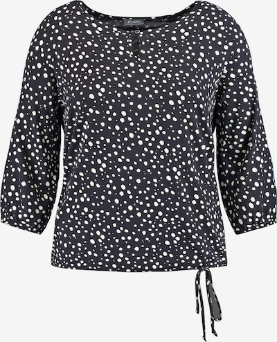 Tricou SAMOON pe negru / alb, Vizualizare produs