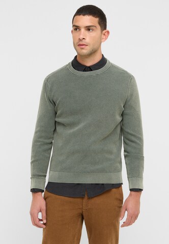 MUSTANG Pullover 'Elliot' in Grün: Vorderseite