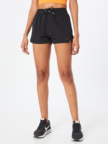 TOM TAILOR Regular Shorts 'Anna' in Schwarz: predná strana