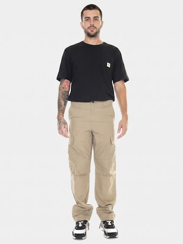 Baggy Pantaloni cargo 'Regular Cargo Pant Leather / Rinsed' di Carhartt WIP in beige