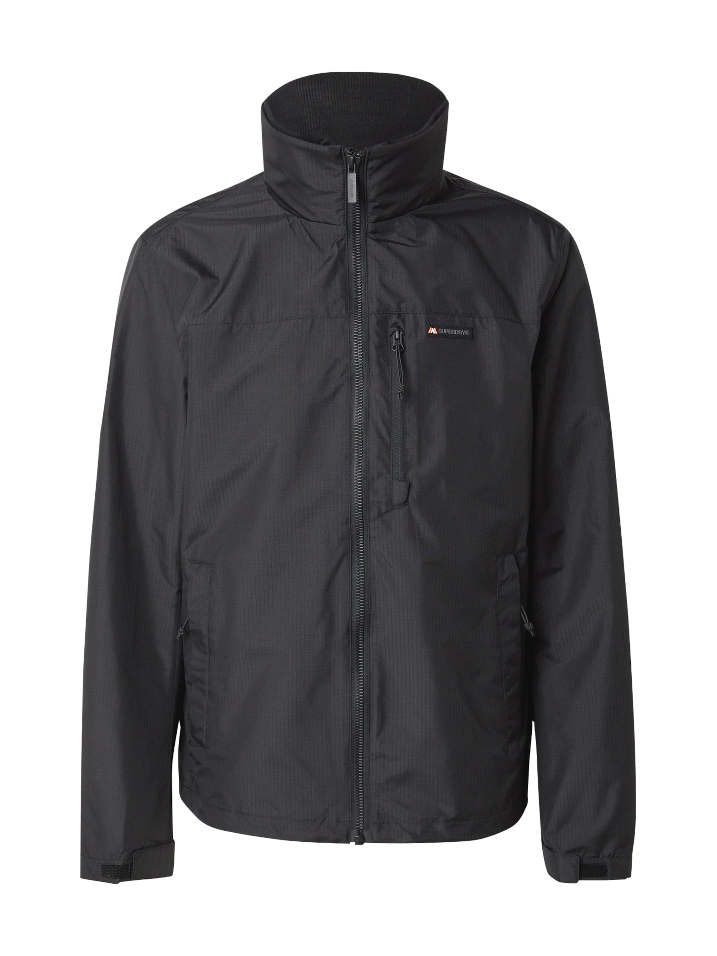 Veste mi-saison Superdry en noir : devant