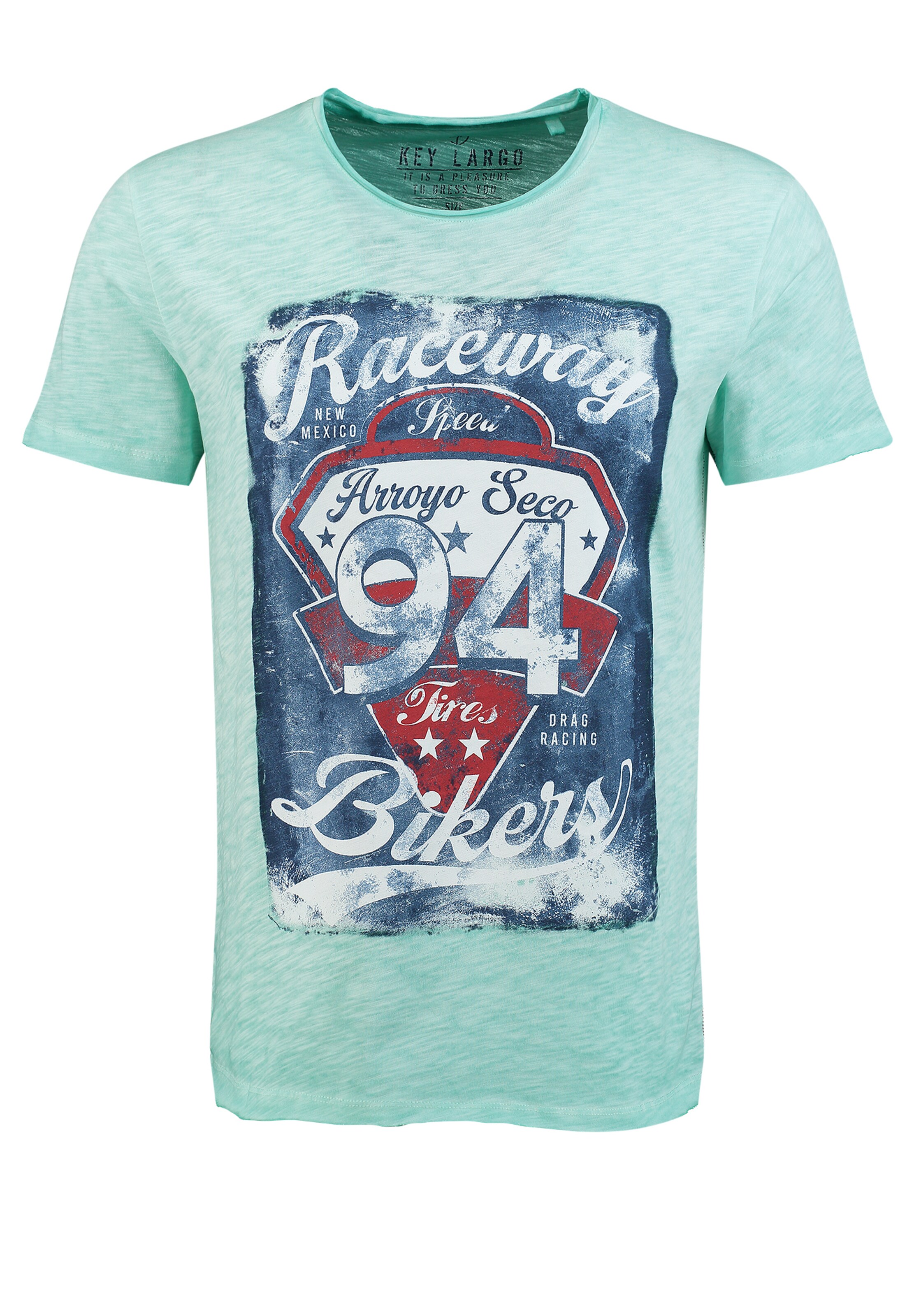 Key Largo Bluser & t-shirts 'KLRaceway' i grøn: forside