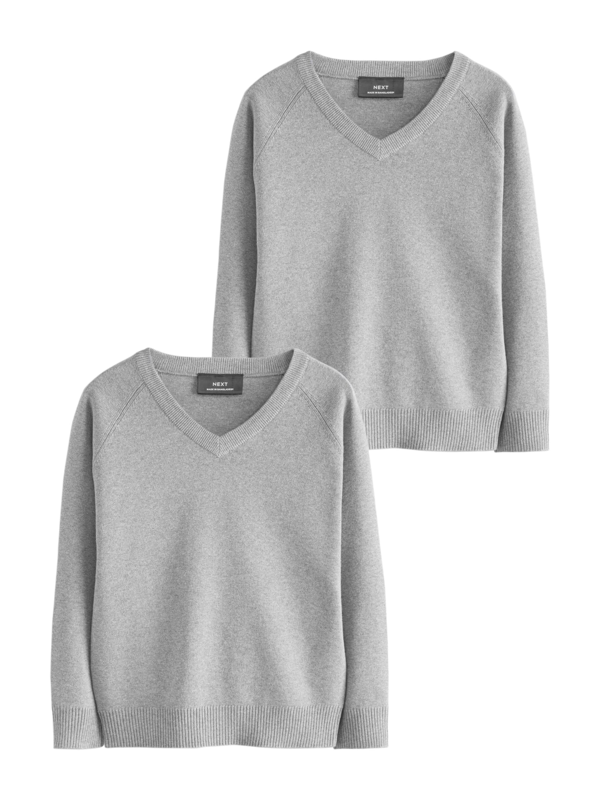 Next Sweater in Grey: front