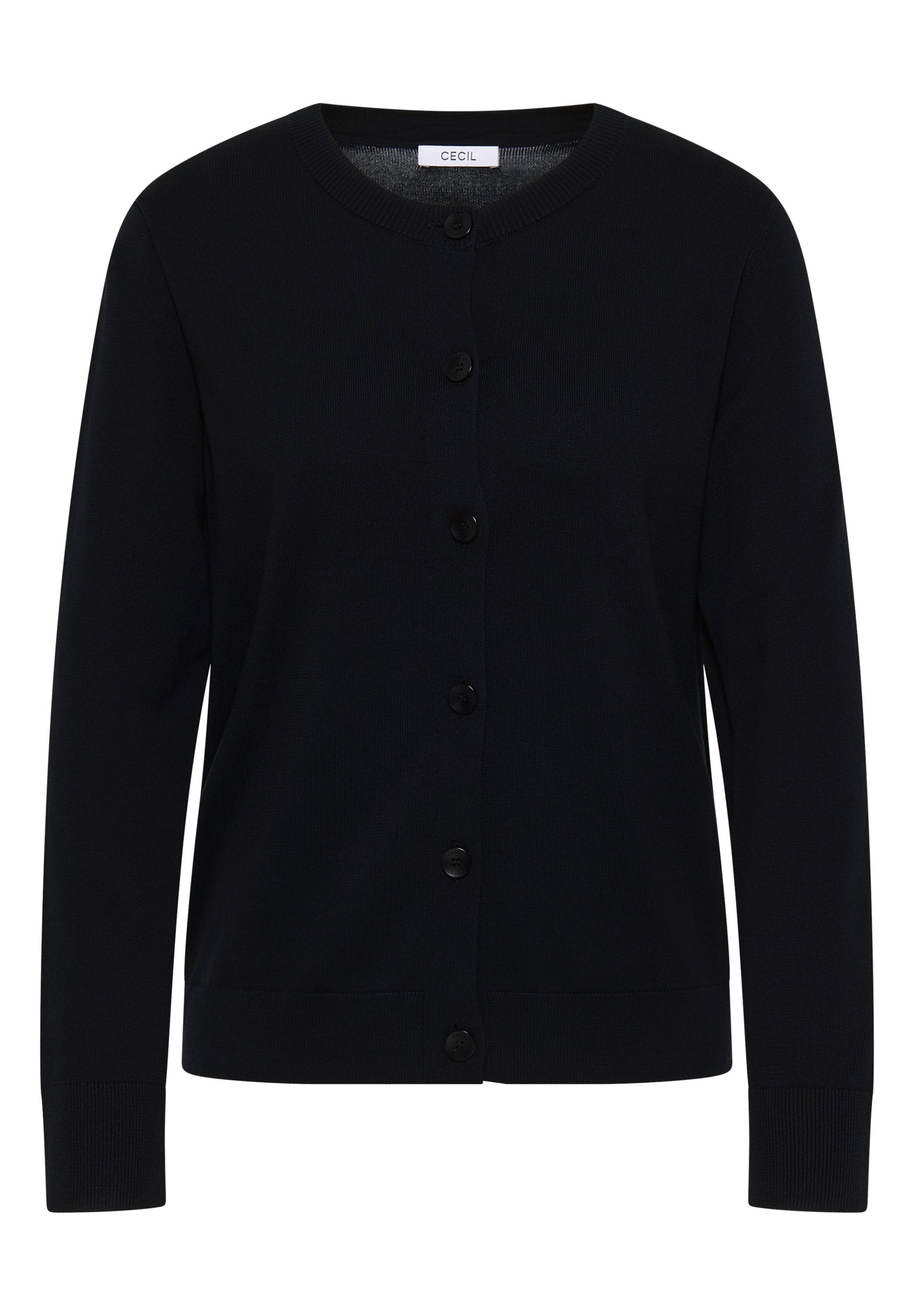 CECIL Strickjacke in schwarz, Produktansicht