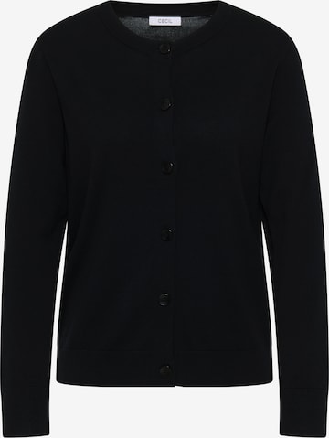 CECIL Strickjacke in Schwarz: Vorderseite