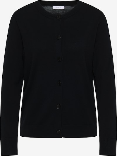 CECIL Strickjacke in schwarz, Produktansicht