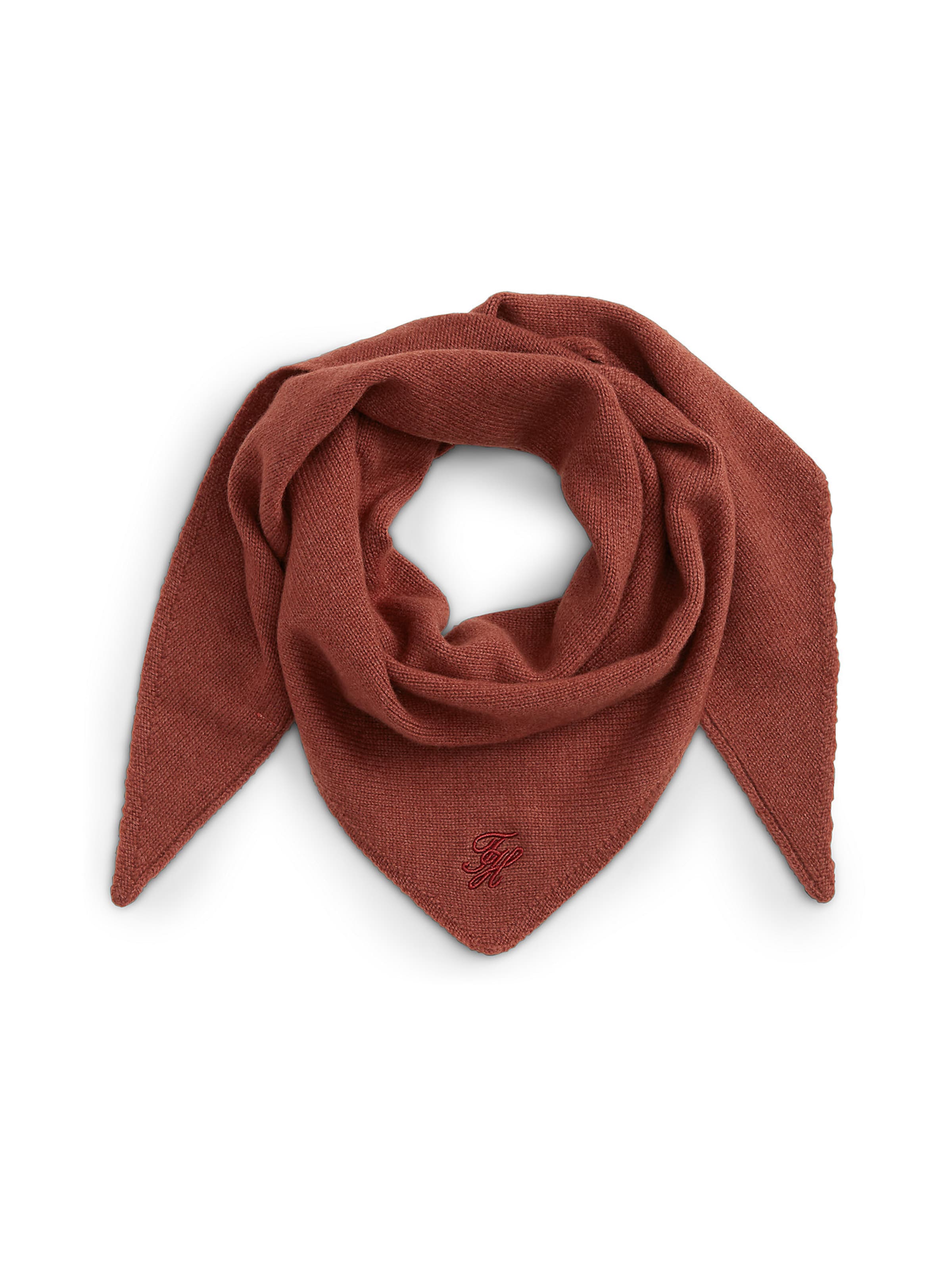 TOMMY HILFIGER Scarf in Red: front