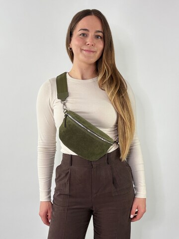 lePelou Fanny Pack 'ARIA medium' in Green