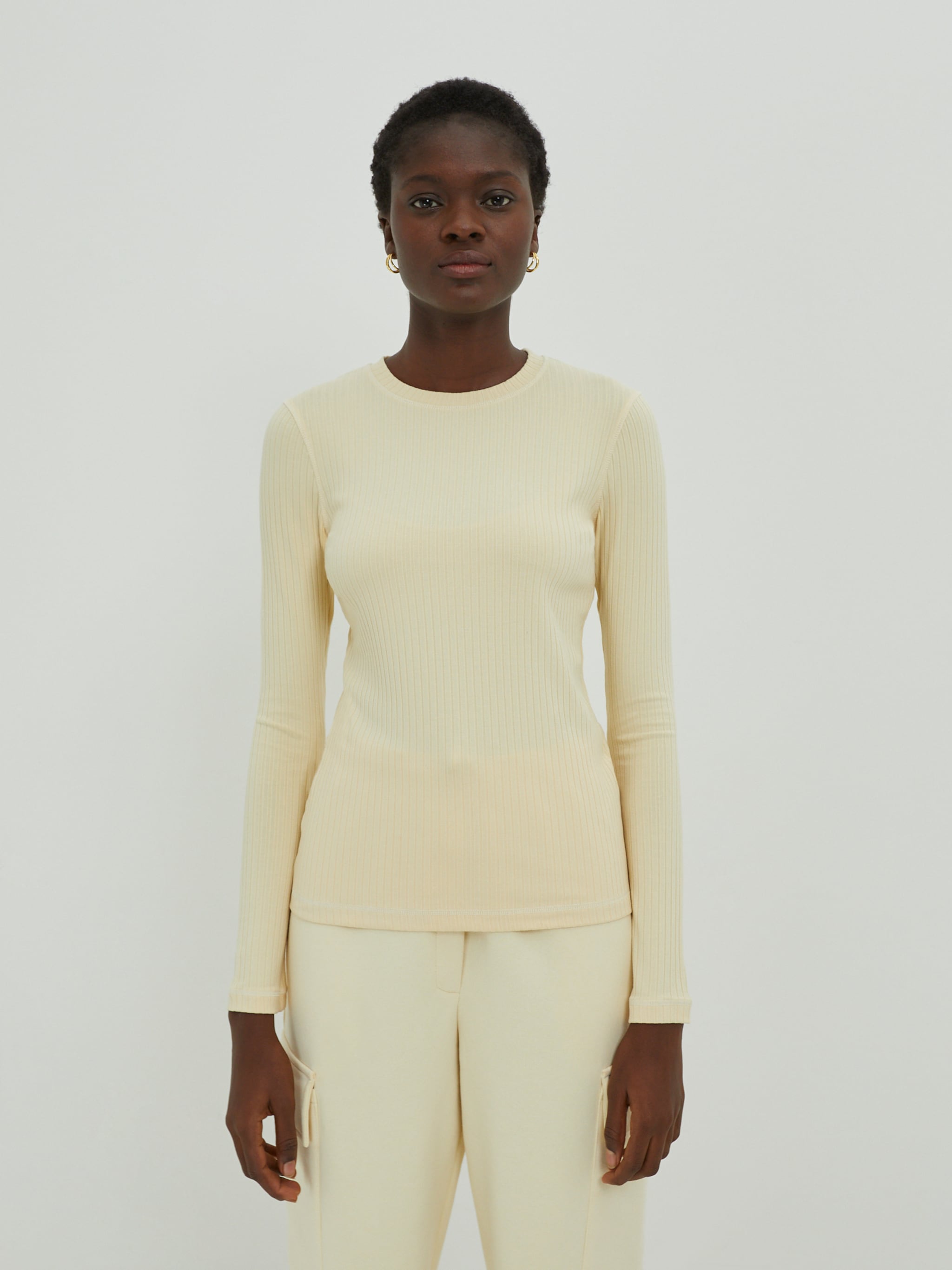 EDITED Producten Shirt 'Gwen' Beige