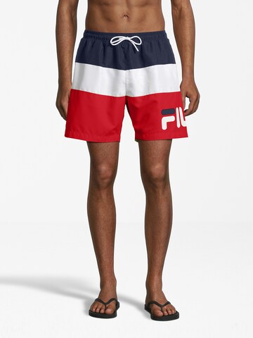 FILA Zwemshorts 'SIMBABWE' in Gemengde kleuren: voorkant