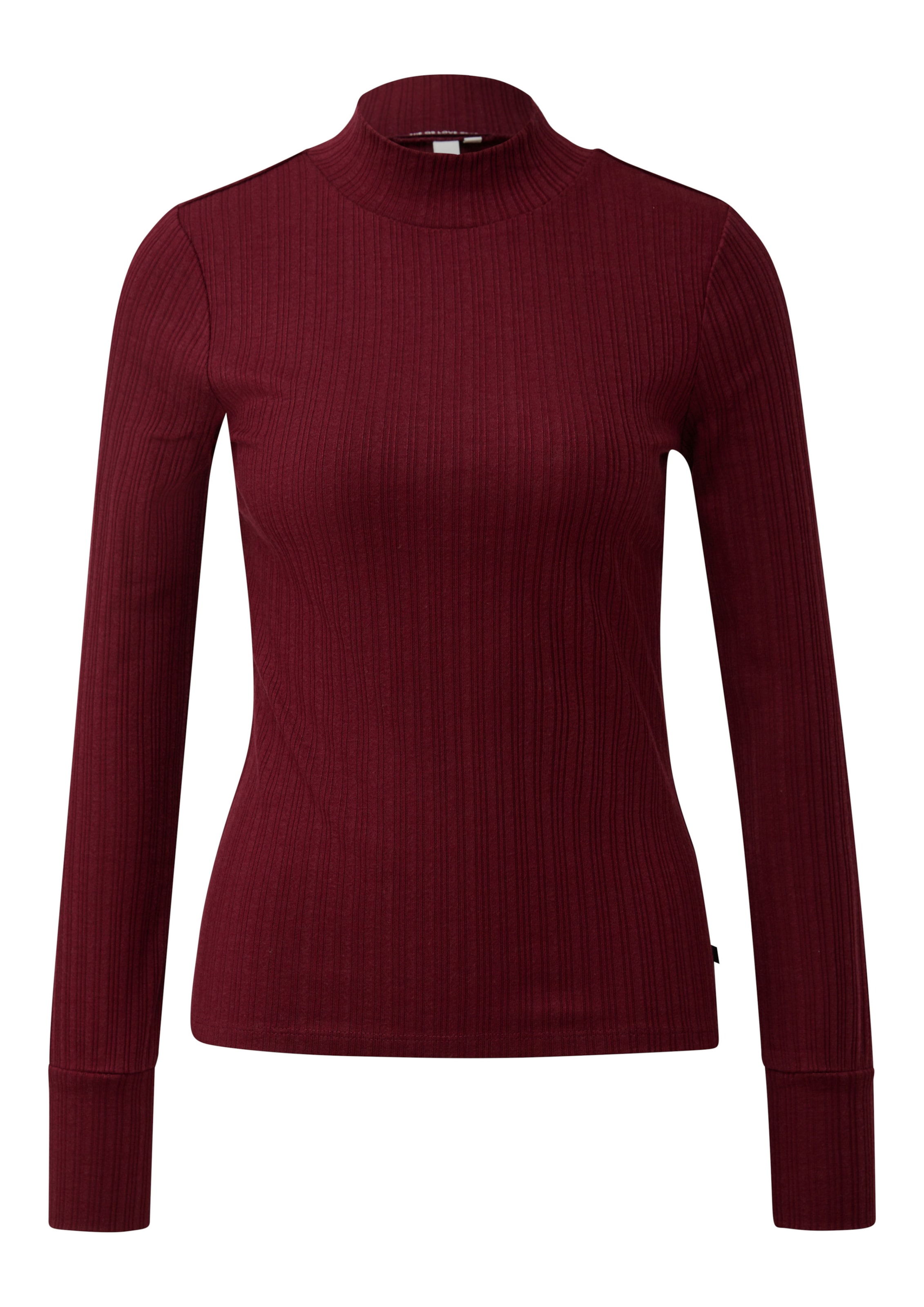 QS Shirt in Rood: voorkant