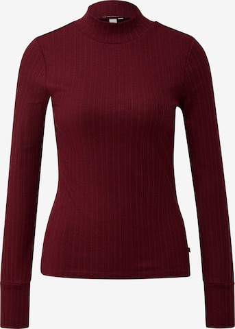 QS Shirt in Rot: Vorderseite