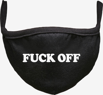 Mister Tee Wrap 'Fxxx Off' in Black: front