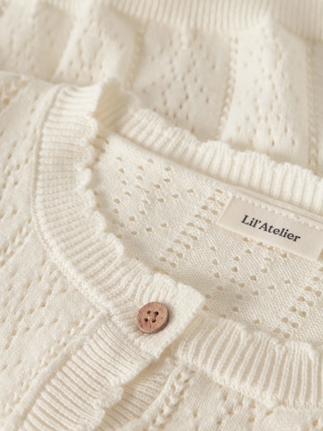 Lil'Atelier Strickjacke in Weiß