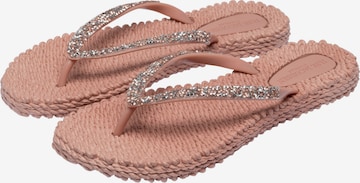 ILSE JACOBSEN T-Bar Sandals 'CHEERFUL03G' in Pink