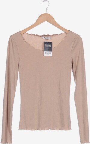 NA-KD Langarmshirt M in Beige: predná strana