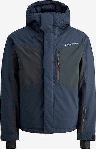 Jack & Jones Junior Vinterjacka 'JJALPES' i blå: framsida