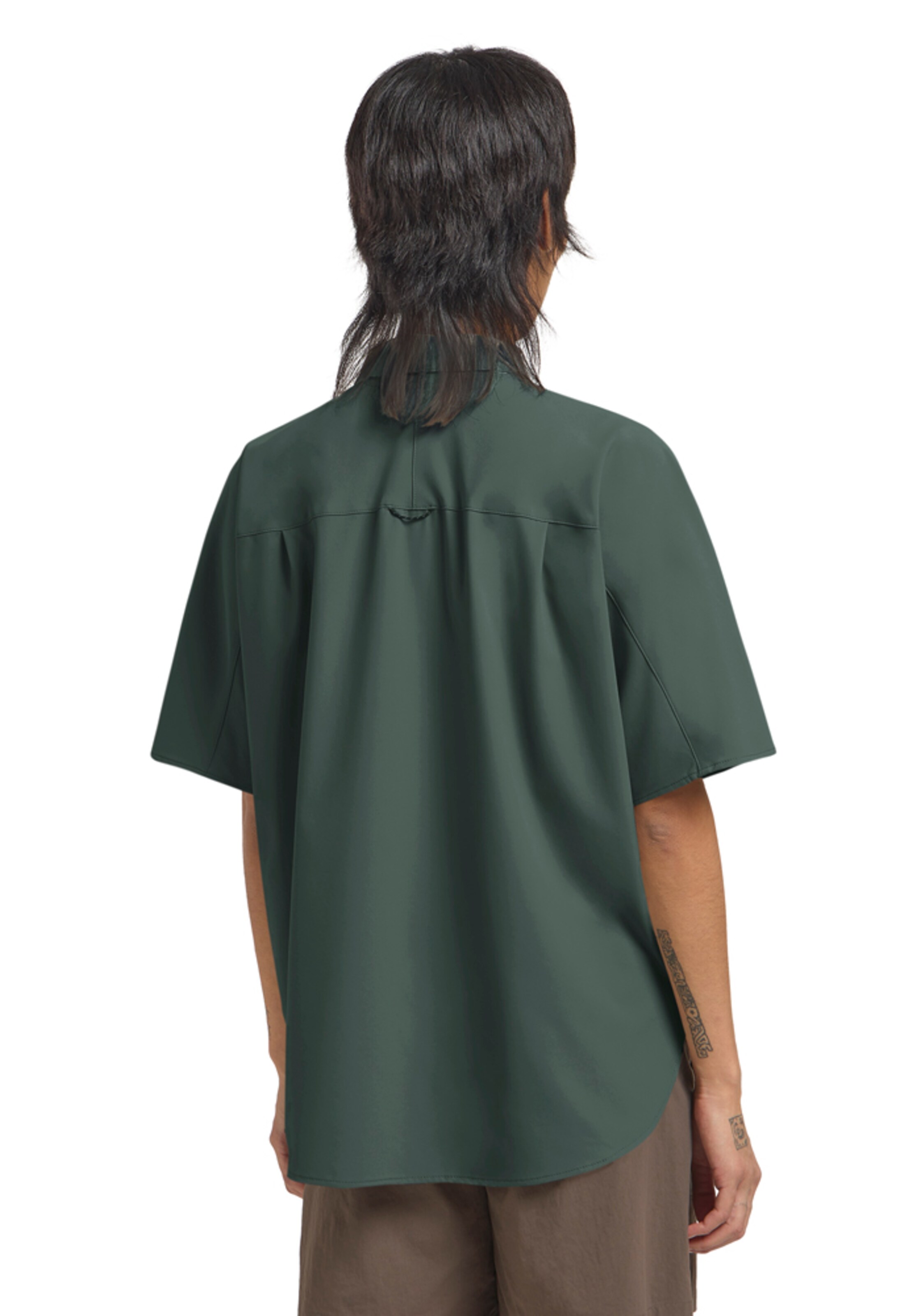 JACK WOLFSKIN Funktionsbluse 'Sierra Quest' in Grün