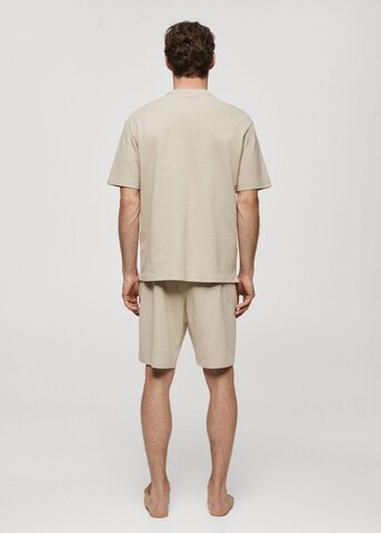 MANGO MAN Pack pyjama sleep in Beige