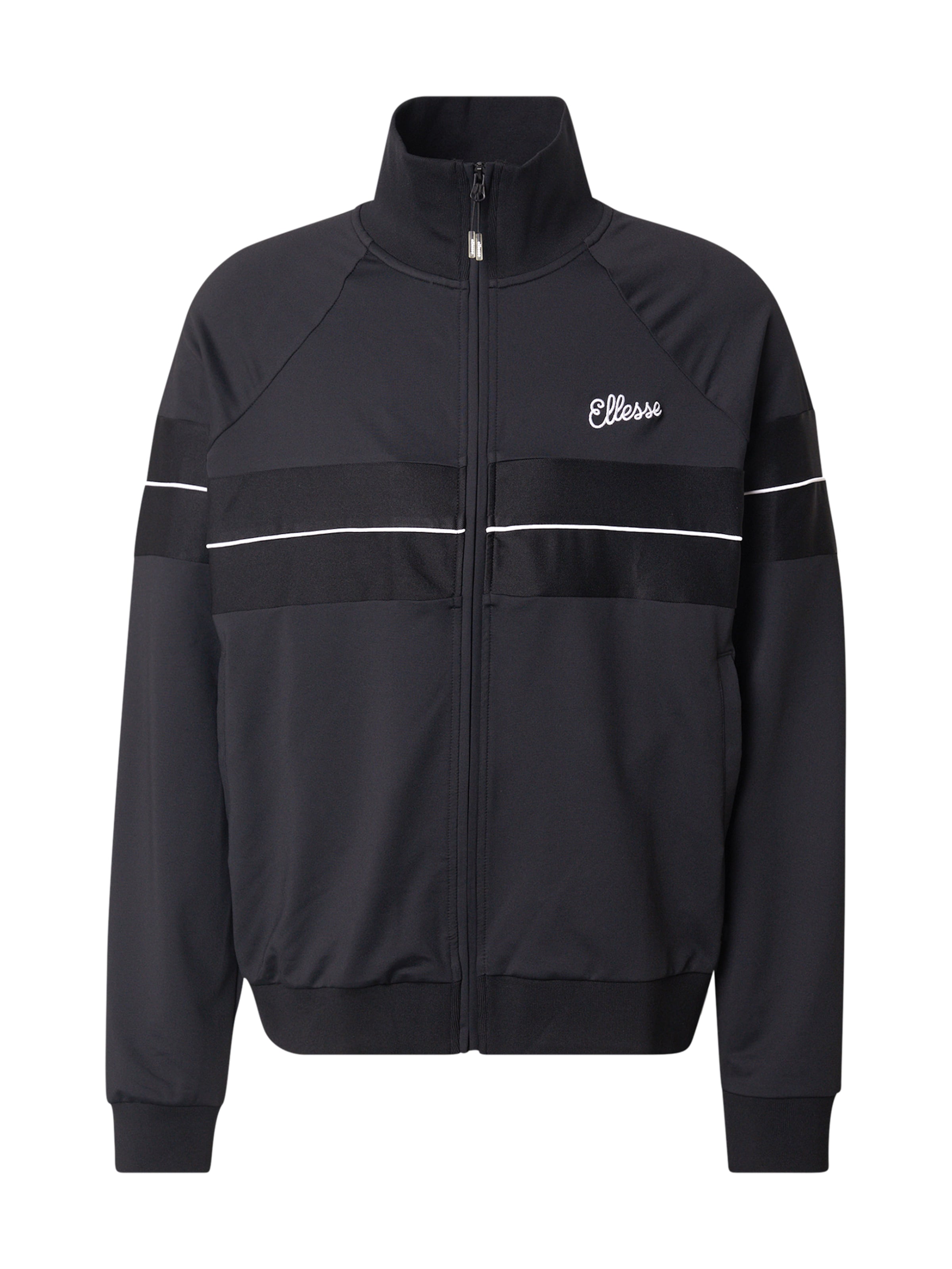 ELLESSE Sweatjacke in Schwarz: Vorderseite