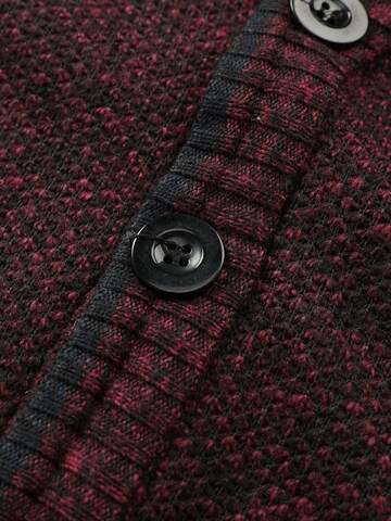 Youthup Knit Cardigan in Red