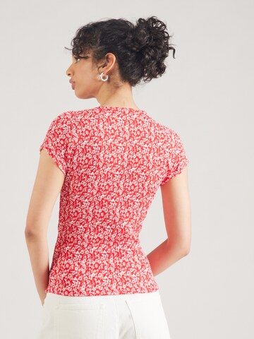 T-shirt 'Isabella' ABOUT YOU en rouge