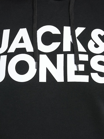 Bluză de molton 'Ecorp' de la Jack & Jones Plus pe negru