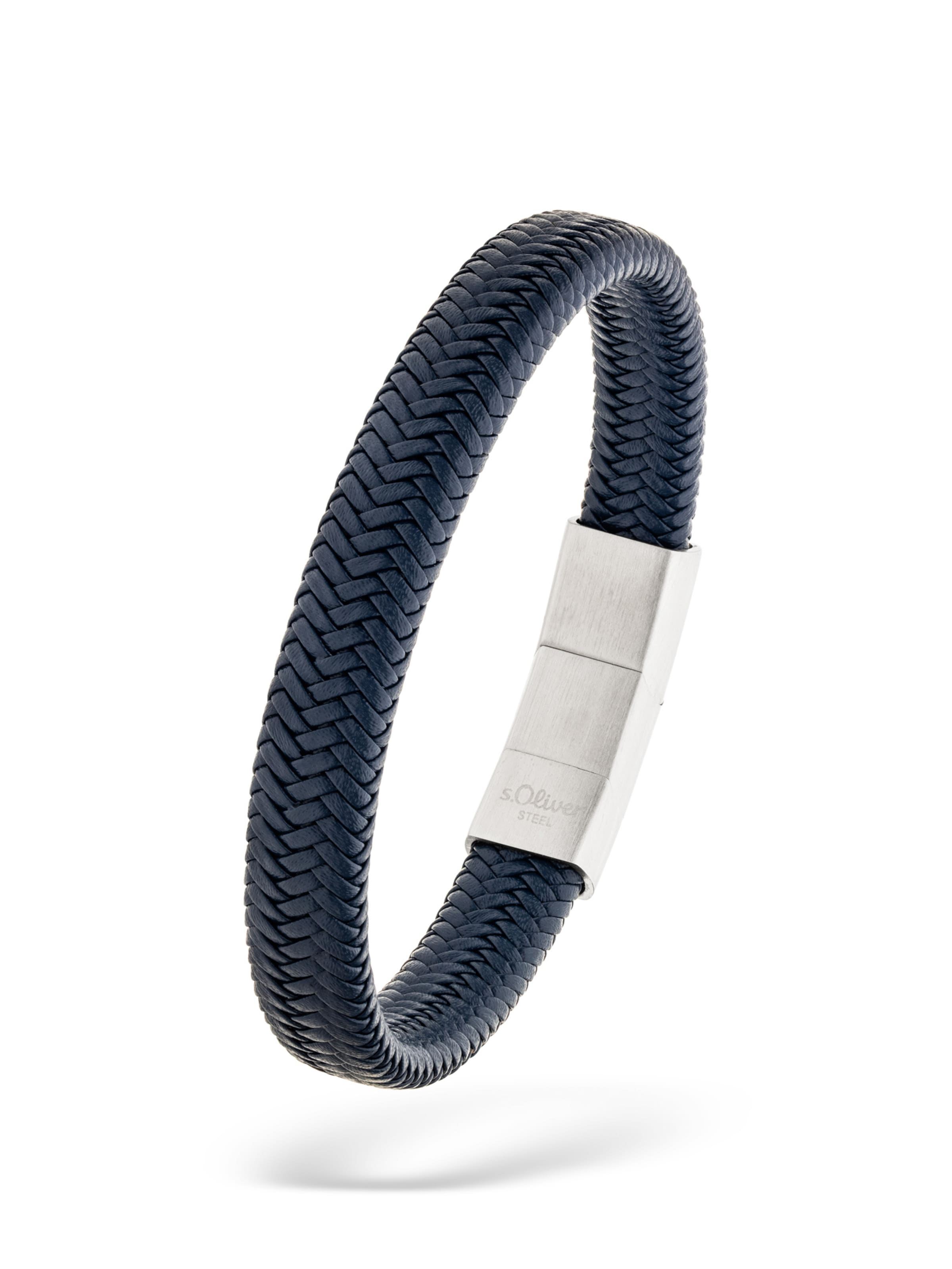 s.Oliver Bracelet in Blue: front