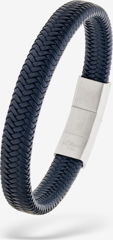 s.Oliver Bracelet in Blue: front