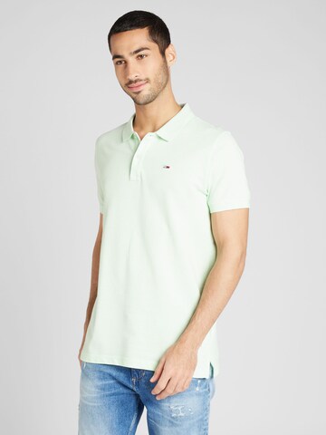 Tommy Jeans - Camiseta en verde: frente