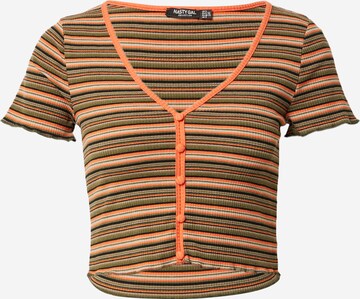 Tops en tricot Nasty Gal en orange : devant