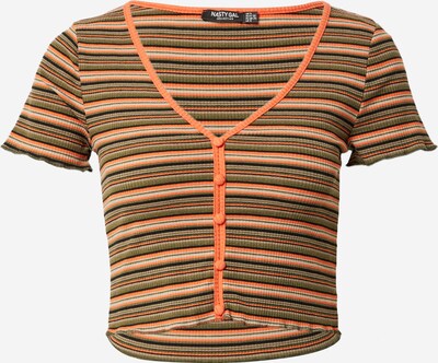 Nasty Gal Knitted top in Beige / Cream / Orange / Black / Off white, Item view