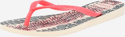 Flip-flops HAVAIANAS pe bej / roz, Vizualizare produs