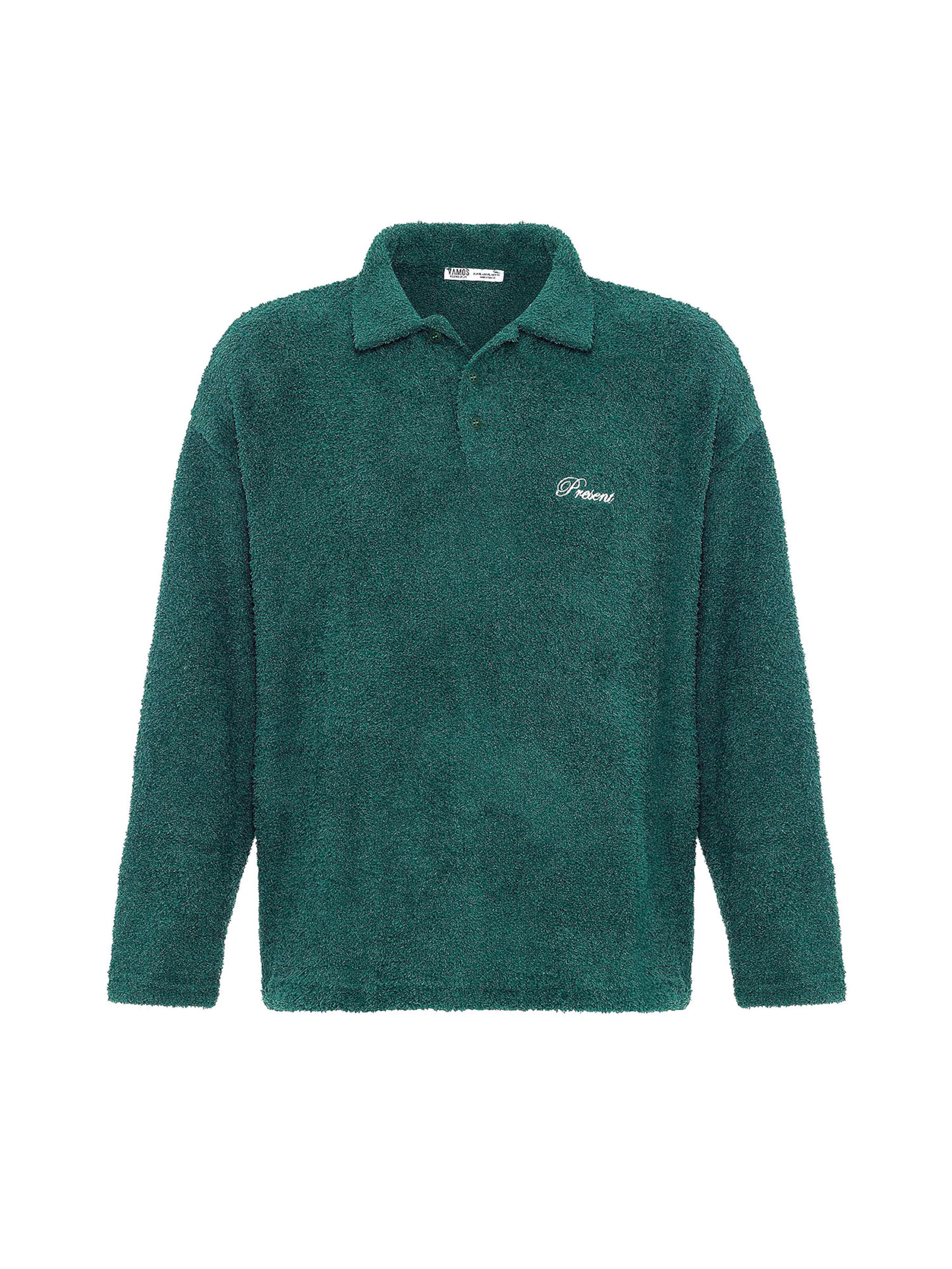 VAMOS CLO Sweatshirt in Green: front
